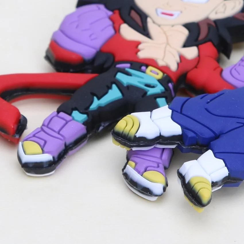 5 шт./лот Dragon ball Z Super Saiyan 3 Goku Cell Вегета Гохан Фриза набор брелоков фигурка