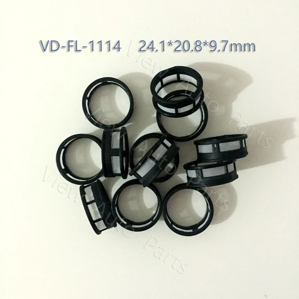 

300 шт. оптовая торговля топливный инжектор фильтр Высокое качество ремонтные наборы деталей топливной форсунки Размер: 24,1*20,8*9,7 ММ VD-FL-1114