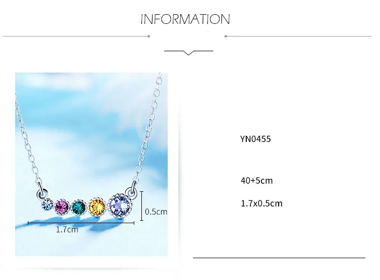 CDE 925 пробы Серебряное ожерелье украшено кристаллами Swarovski Круглая Подвеска Ожерелье для женщин геометрические ювелирные изделия