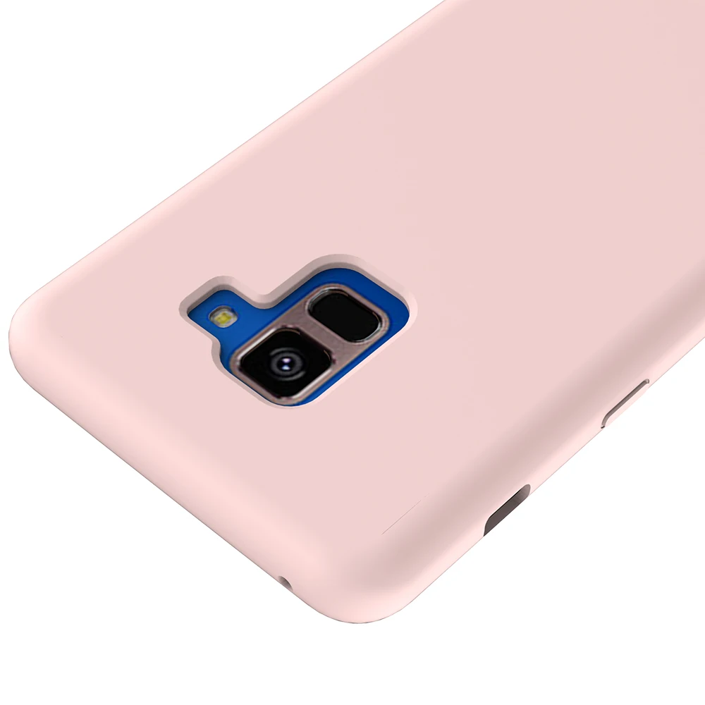 2018 версия Роскошный чехол для телефона s samsung A8 plus Оригинальный жидкий