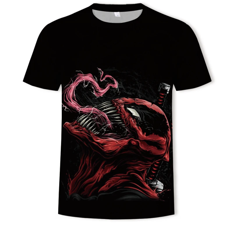 2019 Hot Venom T-shirt Men Women Casual 3d priting t shirt Funny t-shirt harajoku streetwear super man tshirt | Мужская одежда