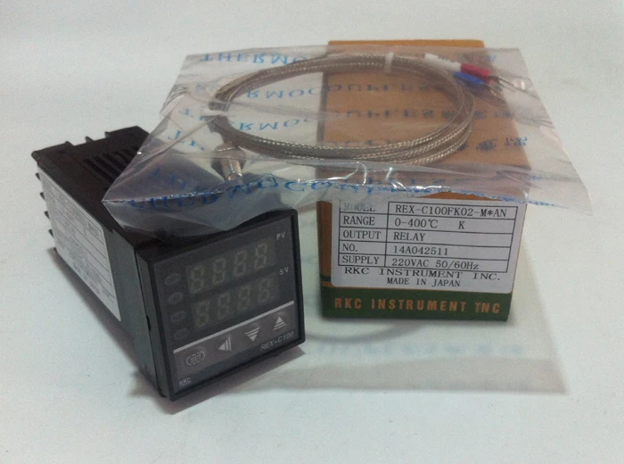 REX C100FK02 M * ПИД регулятор температуры цифровой датчик температуры|rkc temperature