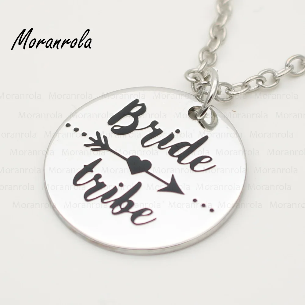 Новинка медное ожерелье надпись Bride Tribe и брелок для мамы подарок на день матери