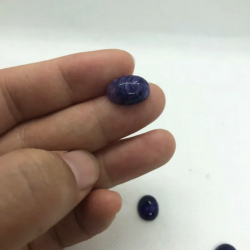 Бусины Charoite из натурального камня 1 шт. ювелирные изделия драгоценные камни