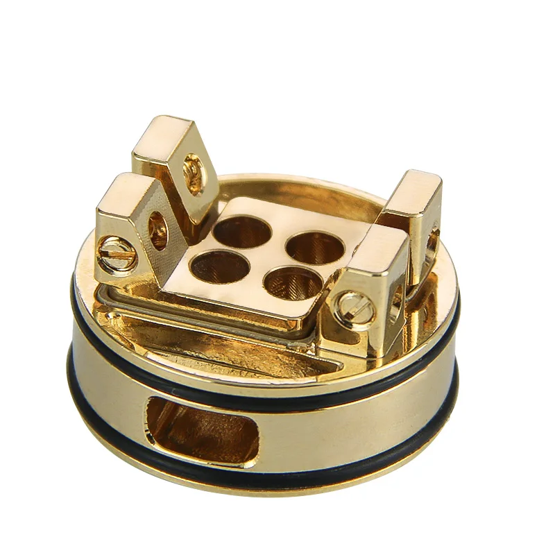 Оригинальный атомайзер Tigertek Genji RDA с позолоченным корпусом и регулируемым нижним