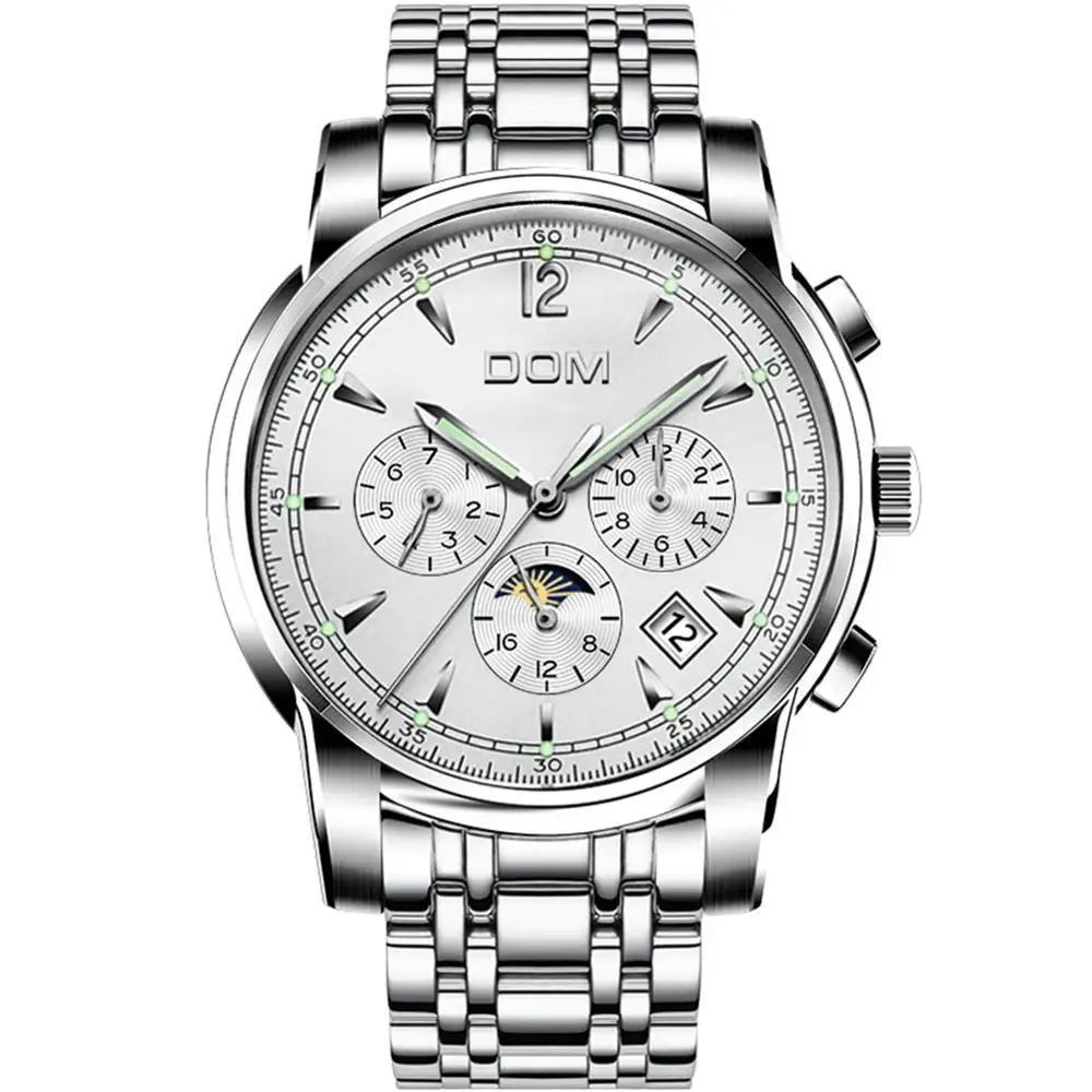 M-75D-7MX Mechanical Watches Sport DOM Watch Men Waterproof Clock Mens Brand Luxury Fashion Wristwatch Relogio Masculino M-75D-1MX - Цвет: M-75D-7MX