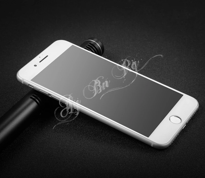 6D полное покрытие закаленное стекло протектор экрана для iphone 8 7 Plus 6 6S Xs Max Xr X 9H изогнутые края стеклянная пленка черный белый