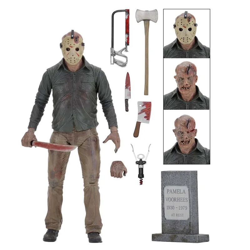 5 Тип NECA пятница 13-я часть 2 3 5 V 6 VI 3D Джейсон, Фредди фигурка игрушка кукла подарок на Рождество, Хэллоуин