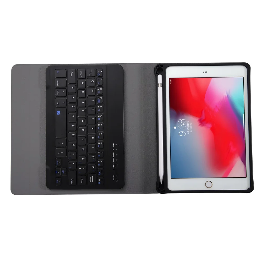 Тонкий держатель для карандашей и смарт клавиатура Bluetooth iPad Mini 5 4 3 2 1 A2133 A2124 A2125 A2126