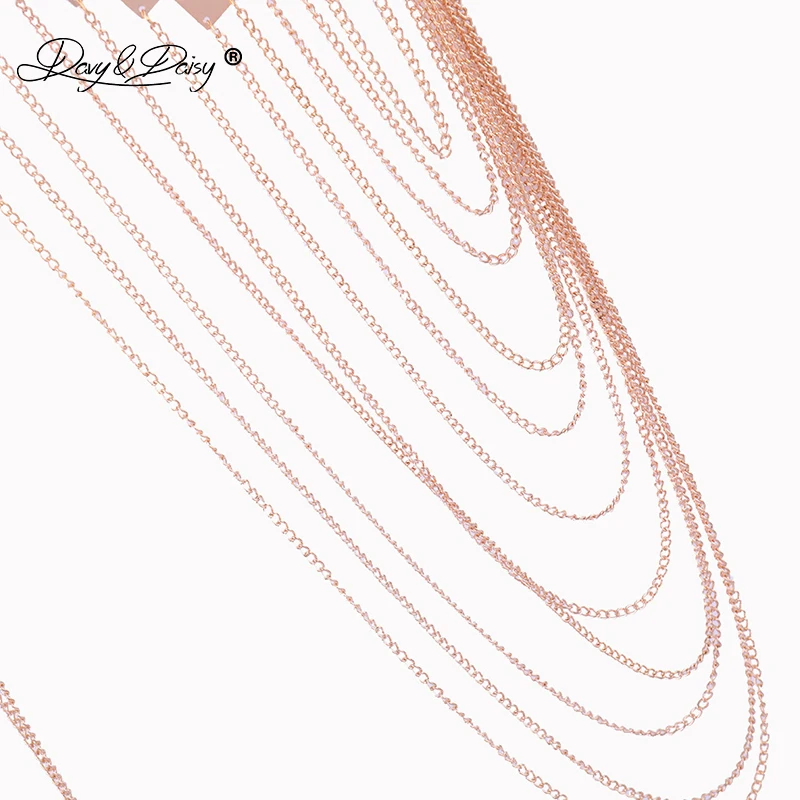 DAVYDAISY женские сексуальные кольца для бюстгалтера цепь тела Бралетт мода летнее пляжный отдых одежда топы для ночного клуба женское сексуальное белье BR045