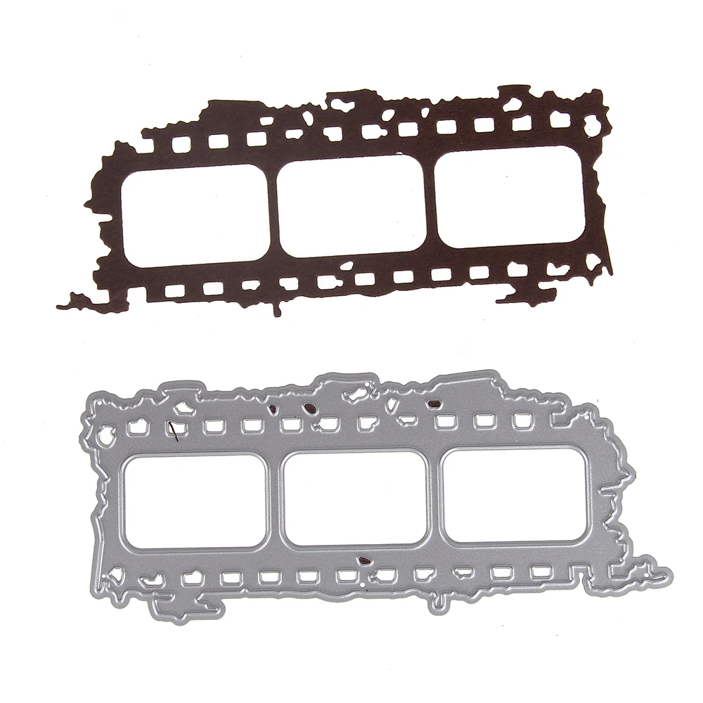 3 рамки краев пленки металла резки штампов spcrapbooking ремесло высечки бумаги карты