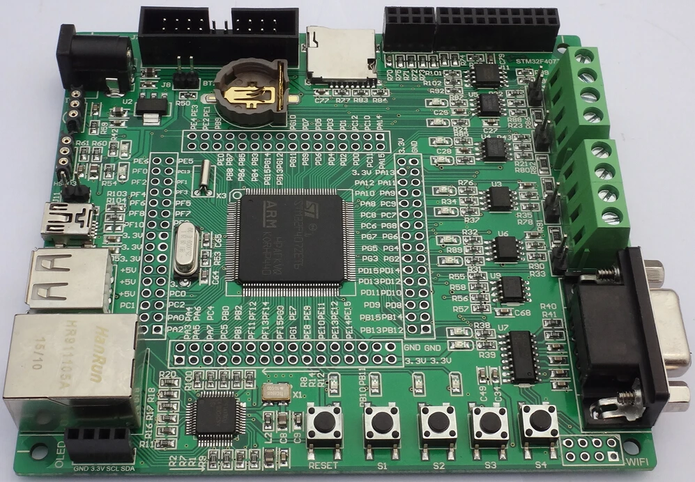 Макетная плата STM32F407 (улучшенная)/Ethernet/CAN/485/RFID/|Запчасти для кондиционера| |