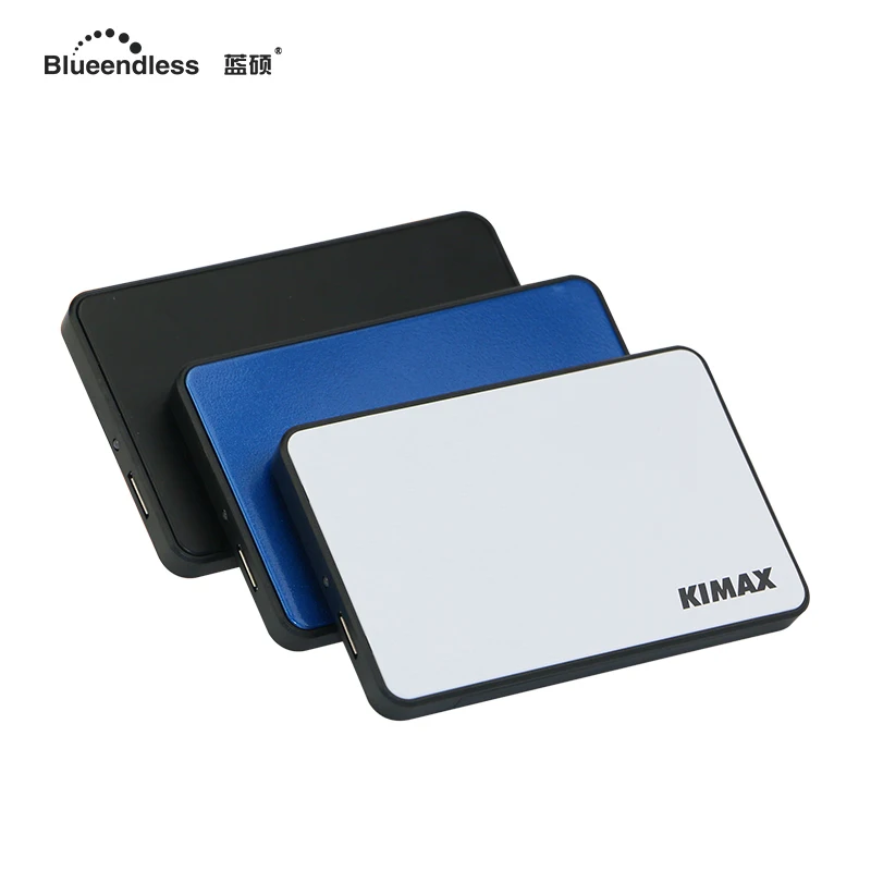 1TB external mechanical hard disk 5400rpm sata with 2.5 hdd enclosure USB 3.0 5gbps hard drive disco duro Blueendless