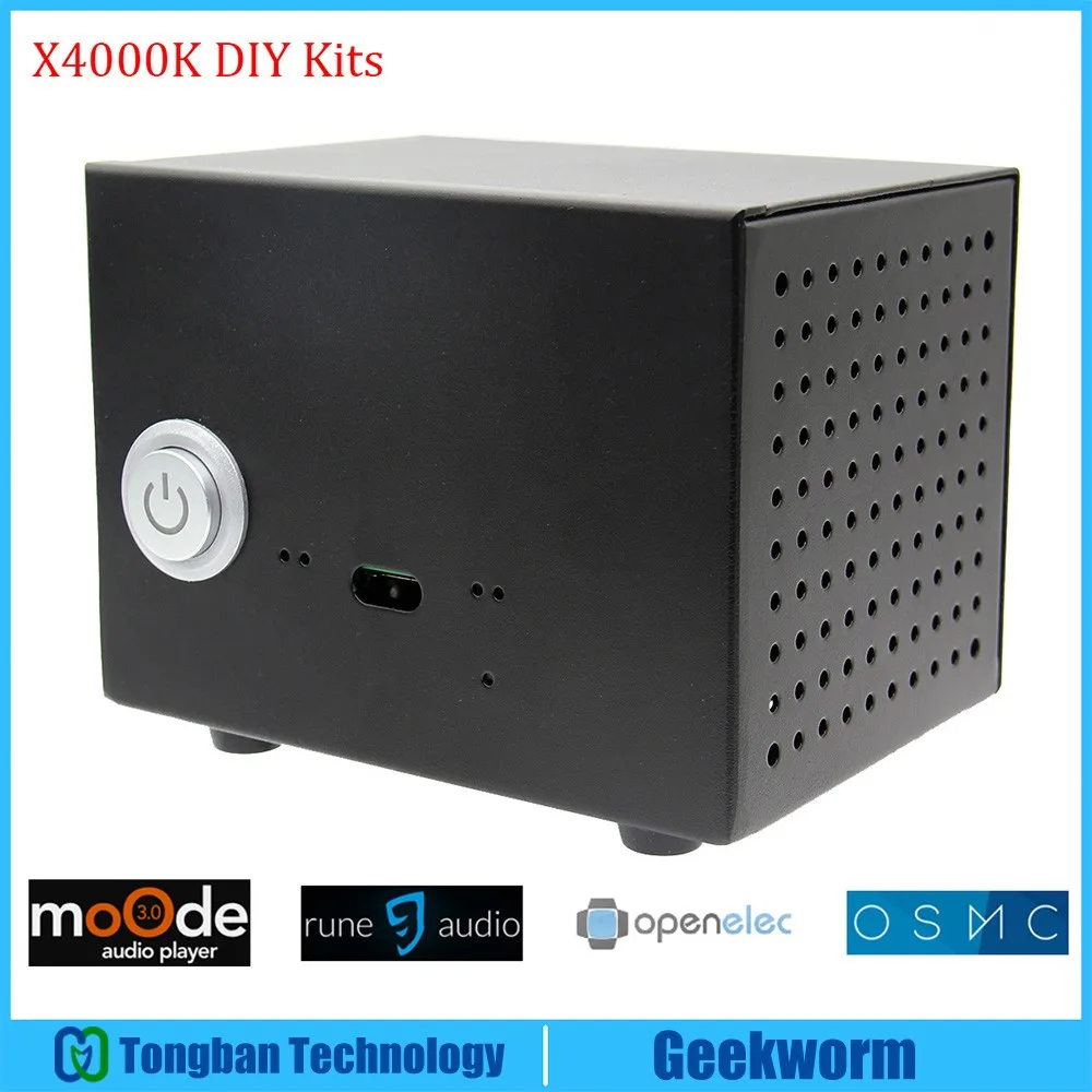Малина Pi ES9018K2M ЦАП Наборы X4000K мини ПК с Burr Brown HIFI Цифровой аудио I2S для Raspberry pi 3