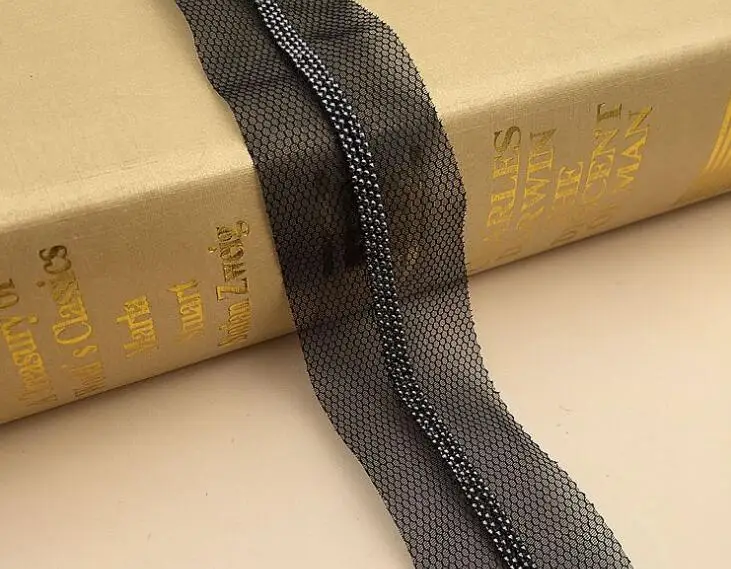 4rows grey chain 30 ярдов бисером с кисточкой из металлических цепочек кружевная бахрома отделочная лента Скрапбукинг Аппликация Украшение шитье Renda для платья воротник - Цвет: 4rows grey chain