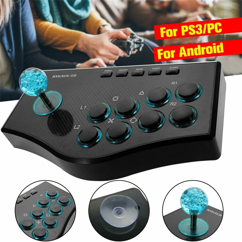 Боевые палки аркадный джойстик игровой контроллер USB для PS2 PS3 ПК Android