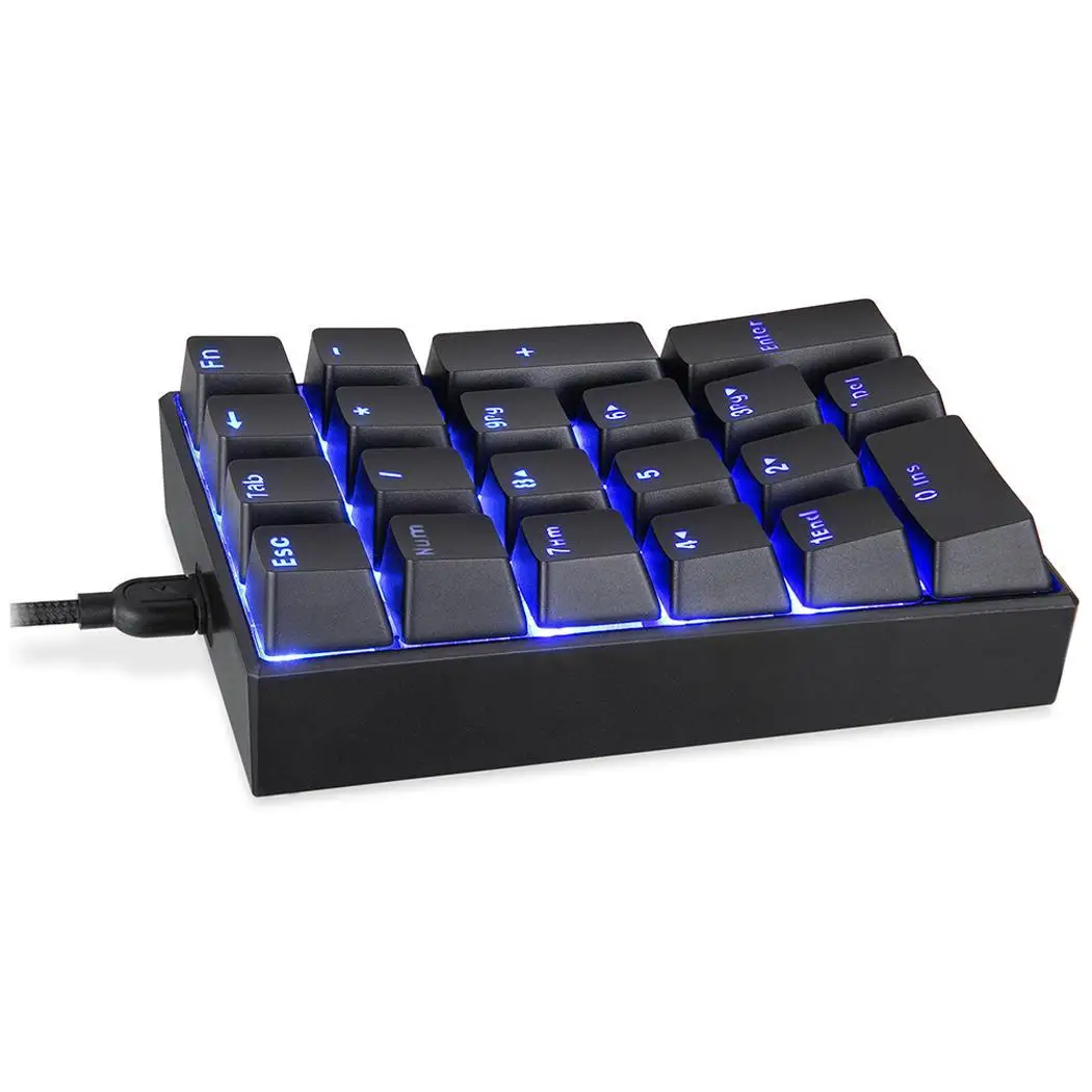 Motospeed 2019 Горячая K23 USB Проводная цифровая механическая клавиатура с Kailh коробка