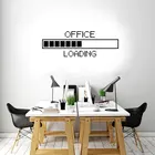 Офис с вертикальной загрузкой настенный знак-Наклейка Виниловые обои Декор интерьера Бизнес наклейки работа в команде Бизнес работник Inspire фрески съемный A228