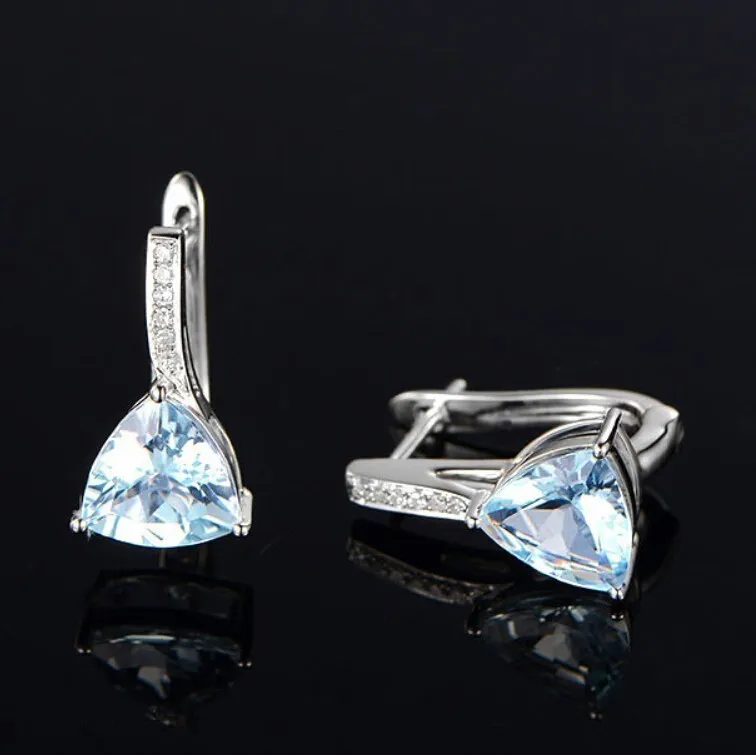 LZESHINE Classic Stud Earrings With AAA+ CZ Stone Fashion Women &amp Girls For Wedding/Party Jewelry Accessories S020202-B |