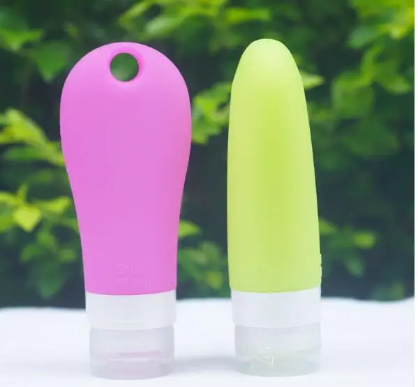 2 шт./лот 38 мл 60 90 портативная мини силиконовая бутылка моя многоразовая для