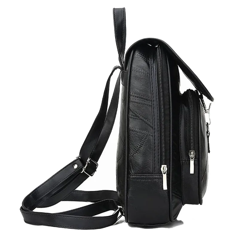 Женский рюкзак женский для отдыха из искусственной кожи Mochila Escolar винтажные сумки