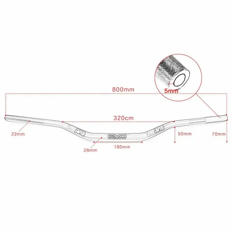 Fatbar руль 7/8 &quot(28 6 мм) для мотокросса Pit Dirt Bike ручка EVO Enduro|Руль велосипеда| |