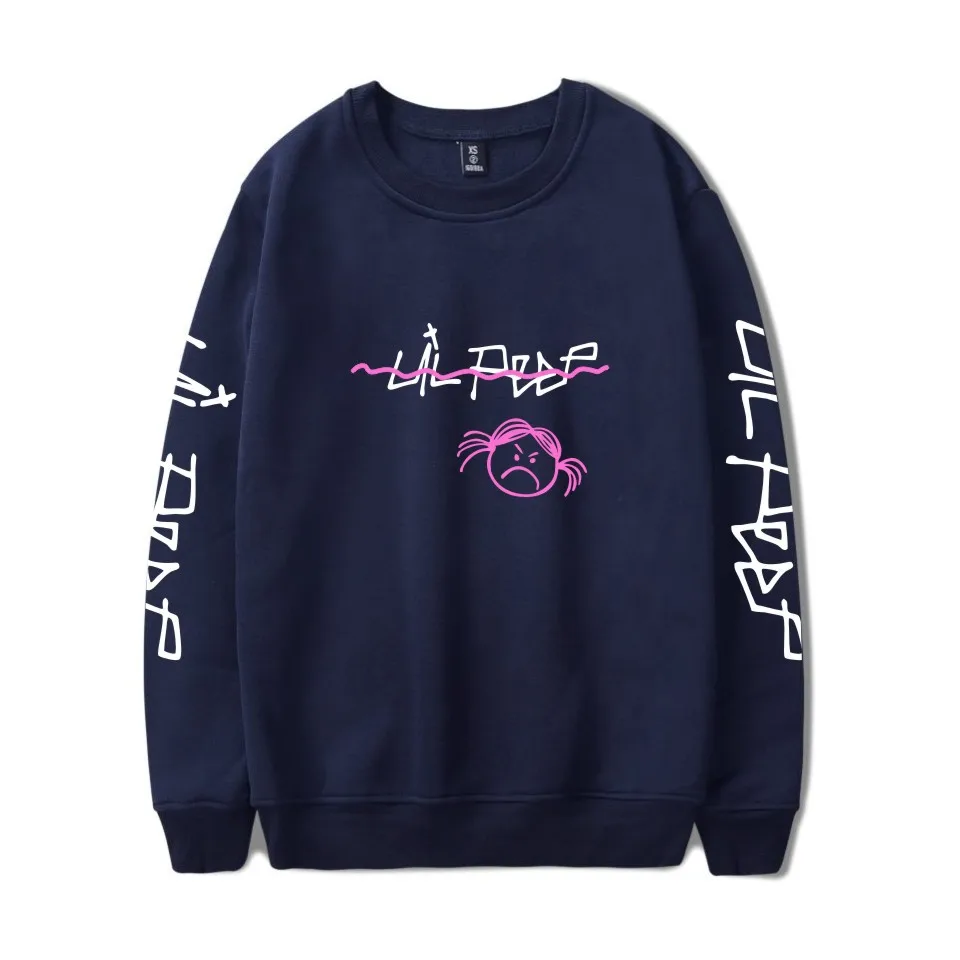 Lil Открытый толстовки забавные удобные толстовки Мода Harajuku европейский стиль без кепки для мужчин и женщин lil открытый балахон HN003