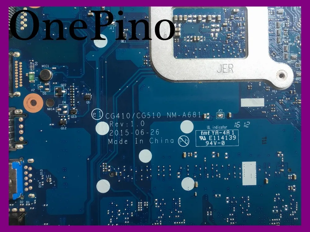 Материнская плата для ноутбука Lenovo Ideapad 100-15IBD CG410/CG510 NM-A681 SR240 I3-5020U DDR3L полностью