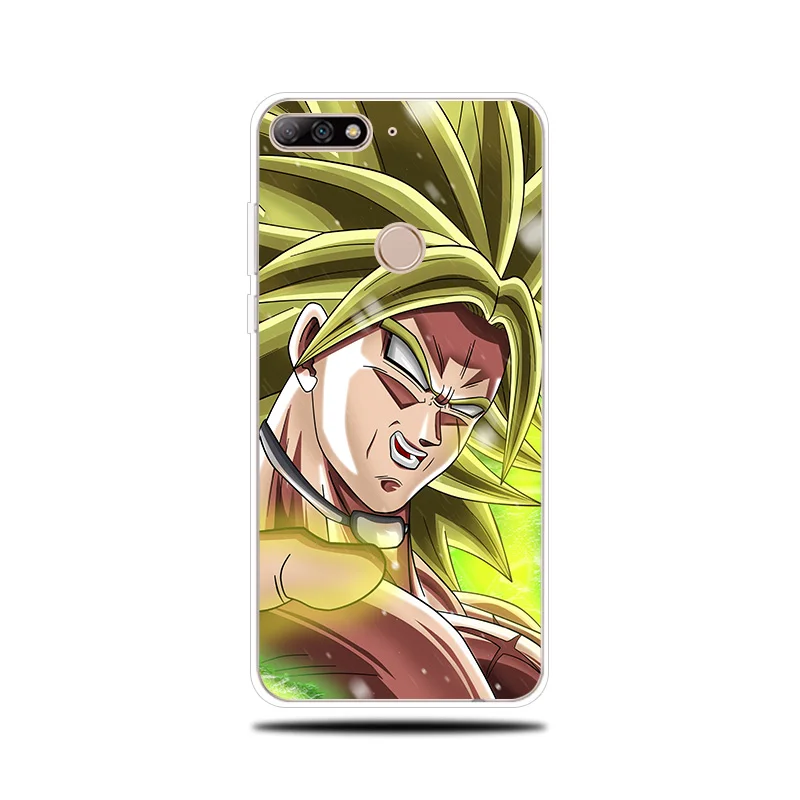 Dragon Ball Z силиконовый чехол для телефона huawei Y5 Y6 ii Prime 2017 2018 крышка Y7