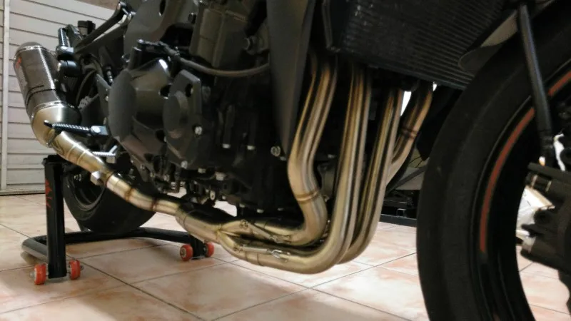 MTImport для Kawasaki Z1000 2010- Z1000 мотоцикл Модифицированная Нержавеющая сталь глушитель Передняя труба полная система