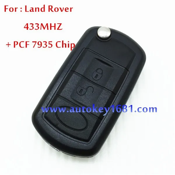 Для автомобиля Land rover RANGE ROVER Sport 3 кнопочный дистанционный флип-ключ 434 МГц с PCF 7935