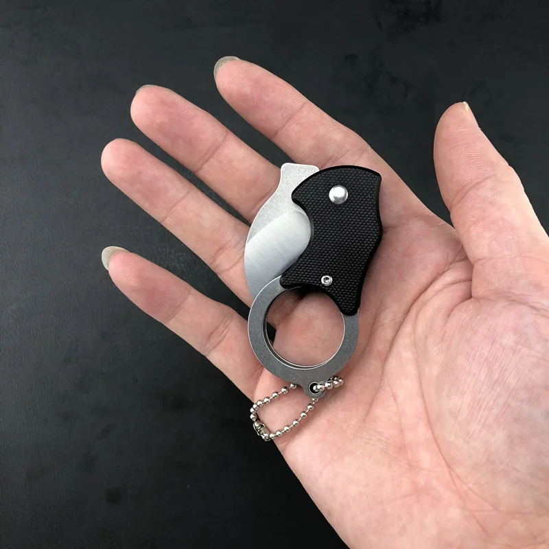 Pocket Folding Karambit Knife Stone Washing 44C Blade G10 Handle Campping Tactical Hunting Survival Knives EDC Multi hand Tools |