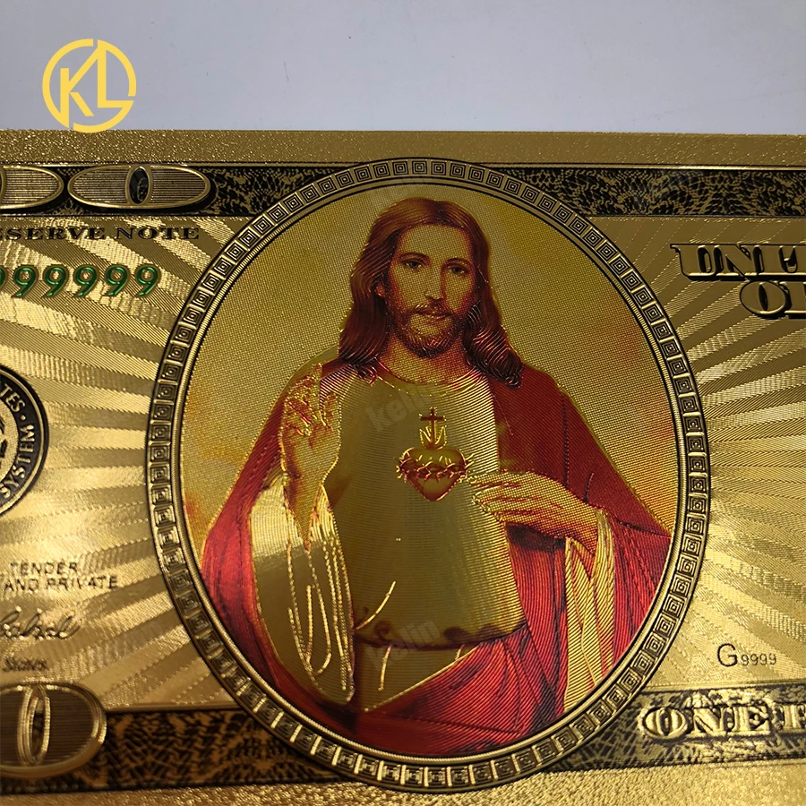 Кредиток золота 24k позолоченные США 100 долларов мир фальшивых денег коллекции