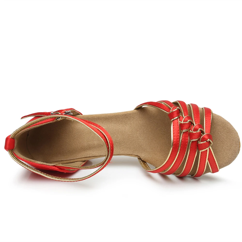 New Beauty Tie 3cm Low Heel Latin/salsa Dance Shoes For Children&ampAdult EUR Size 24-41 L1010 |