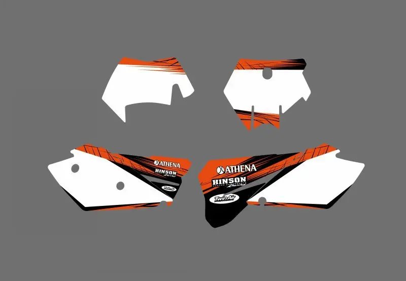 0578 новая команда графики с соответствующими фоны подходят для KTM SXF MXC SX EXC серии 2005