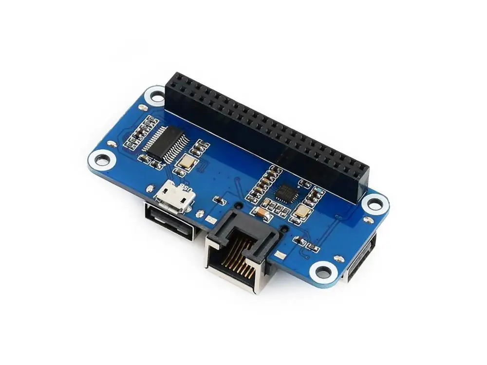 ETH/usb-хаб шапка для Raspberry Pi 1x RJ45 Ethernet порт, 3x usb порты могут работать с различными версиями Pi