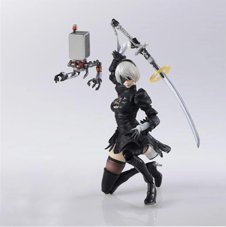 

18cm promotion price Game anime figure NieR Automata YoRHa No. 2 Type B 2B figma movable Cartoon PVC Action Figure Model Toy