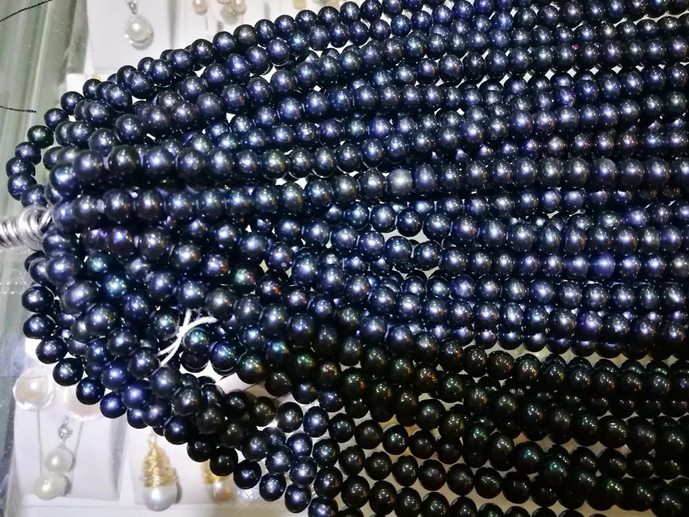 

Бусины Из Натурального пресноводного жемчуга, 8 Х9 мм, 35 см/14,5 дюйма