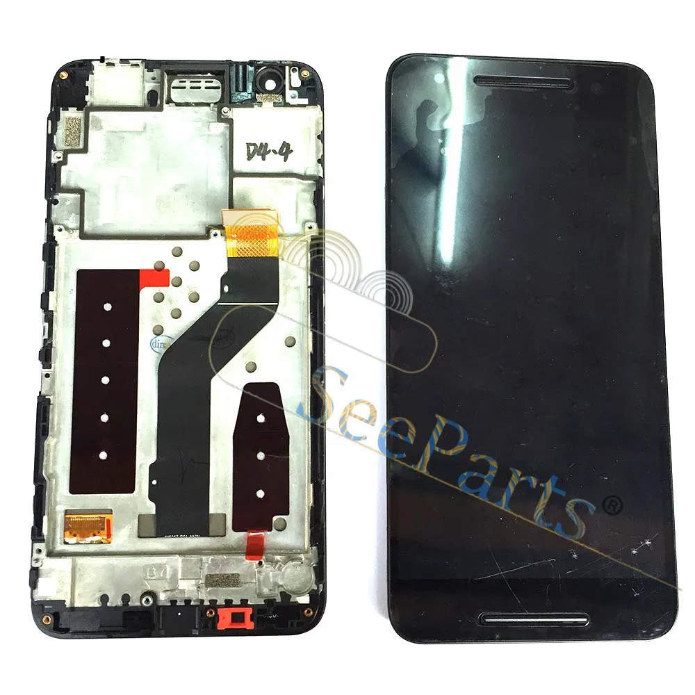 ЖК дисплей 5 7 дюйма для Huawei Google Nexus 6P сенсорный экран с дигитайзером и рамкой в