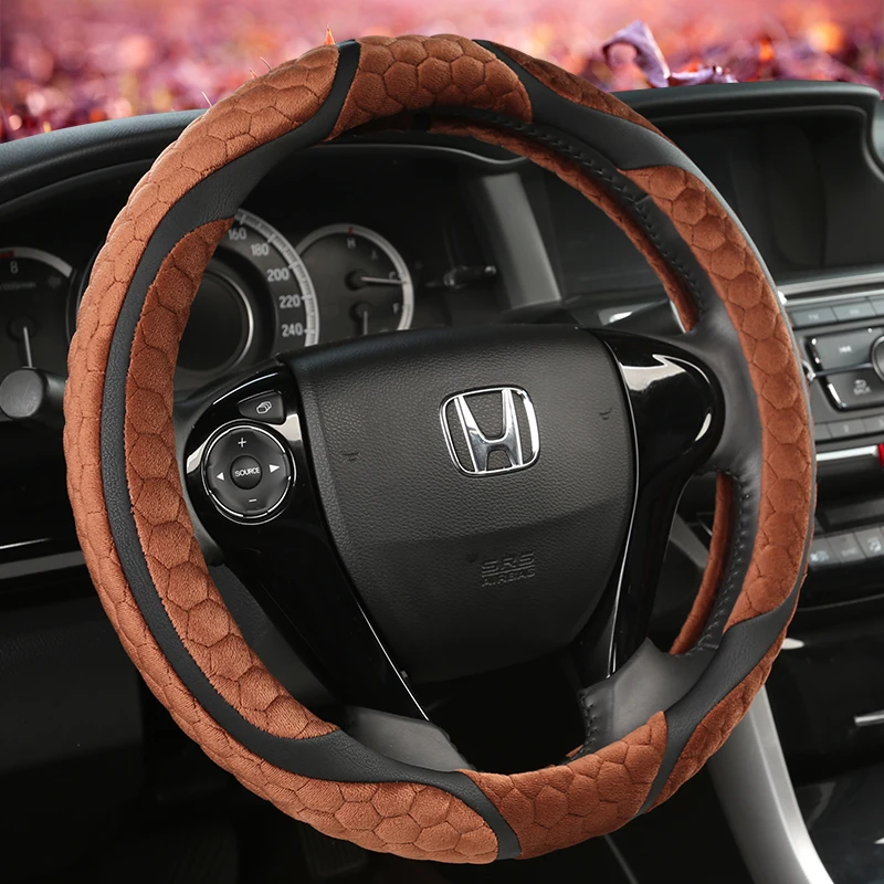 

Car Steering Wheel Cover PU Leather for HONDA CIVIC 2004 2006 2007 2008 2009 2012 2013 2014 Auto Accessories