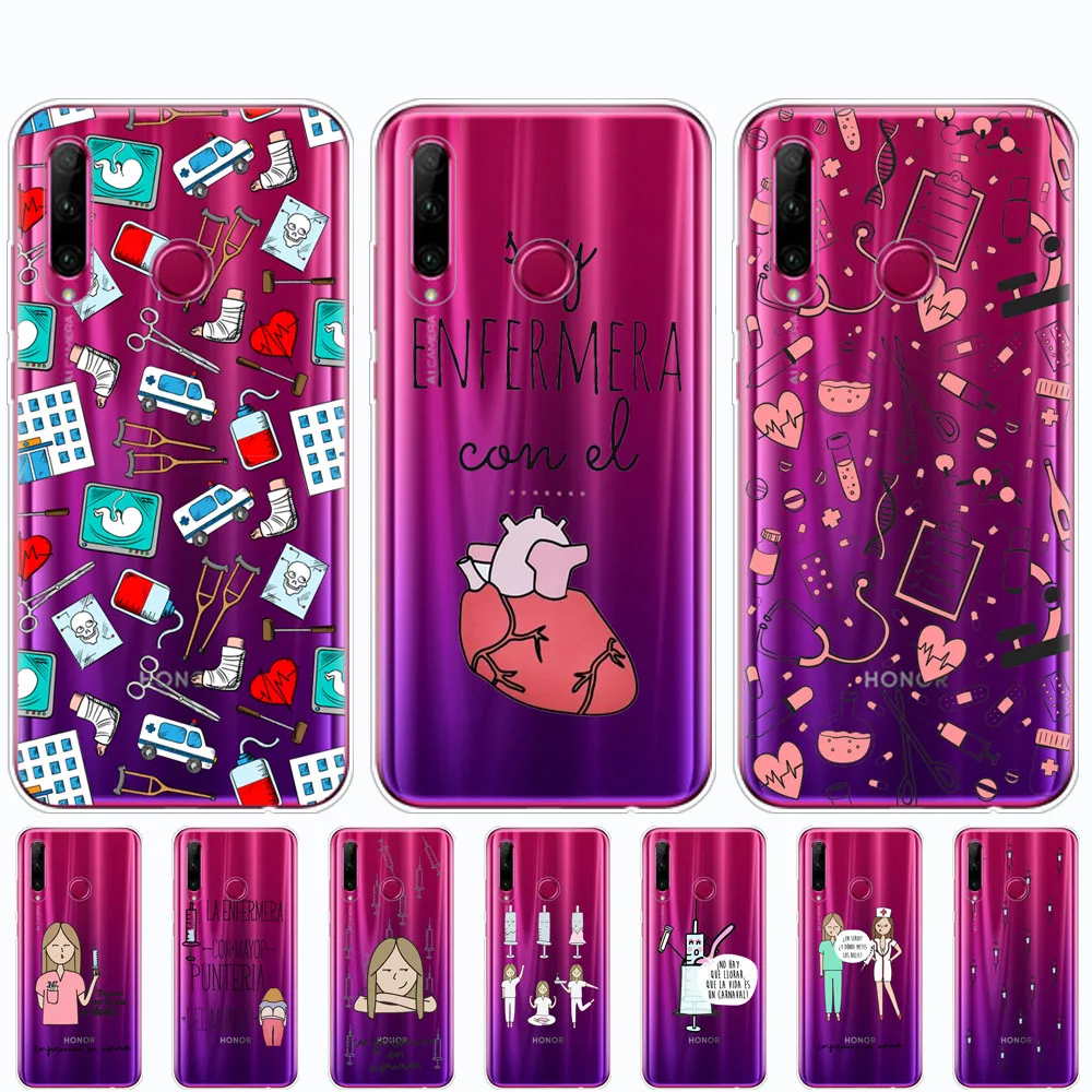 Чехол для Huawei honor 8A prime 8C 8X 10 i play задняя крышка huawei Y5 Y6 Y7 Y9 2019 pro Prime мультяшная