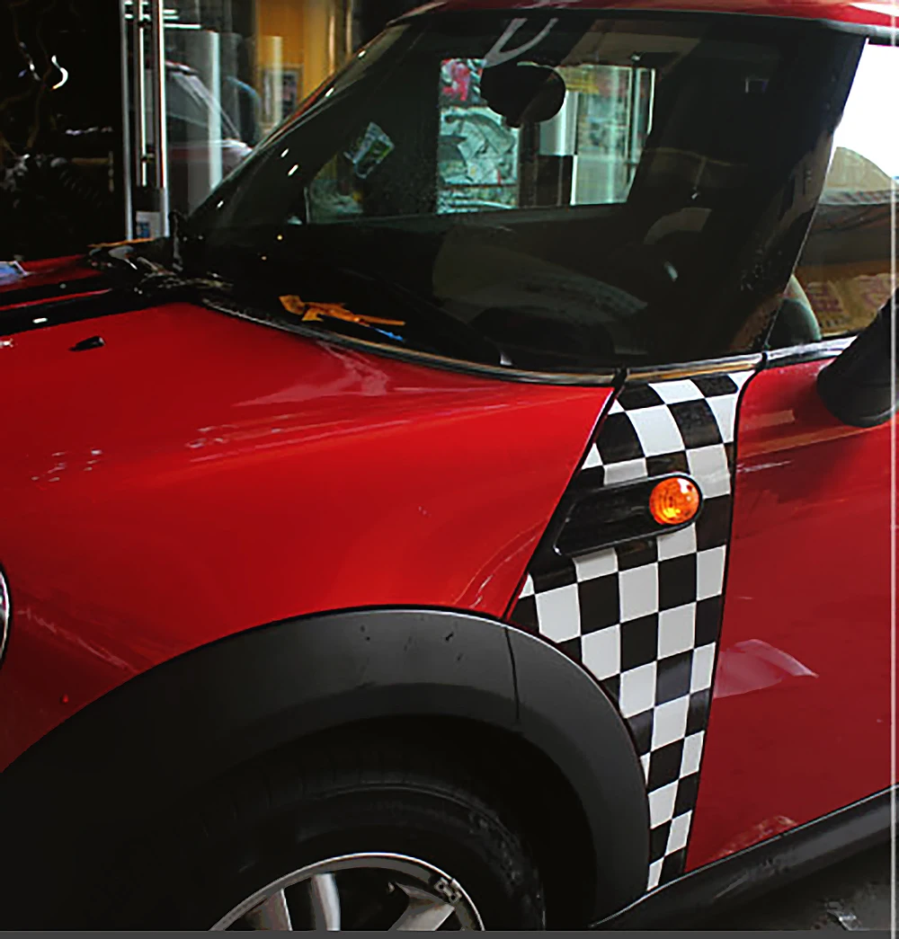 Декоративная наклейка на шахматную доску для Mini Cooper R55 R56 R60 R61 F55 F56|light sticker|sticker