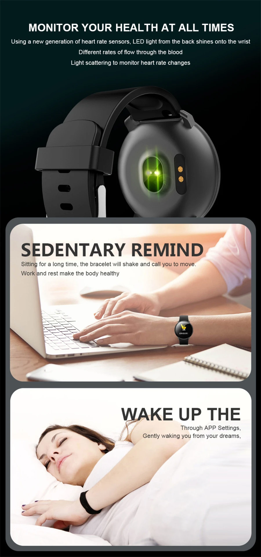 Полный сенсорный M31 smart watch 1,3 дюймовый цветной экран, для здоровья, с экраном частоты сердцебиения, Мониторинг Артериального Давления я спортивный смарт-браслет P68 подарок
