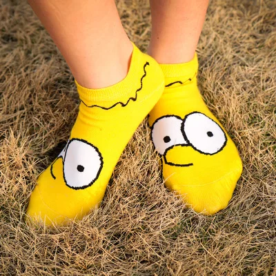 Размер для взрослых, хлопковые короткие носки до лодыжки, усов Амура, молока, колы, клевера, любви, улыбки, лица колледжа, Матильда, розовый язык - Цвет: BBB