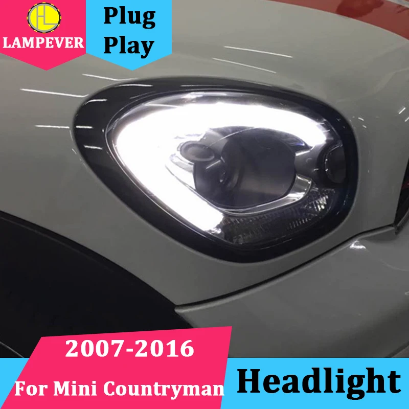 Фары головного света для BMW mini R60 2007-2016 Cooper фары R61 светодиодные DRL биксеноновые
