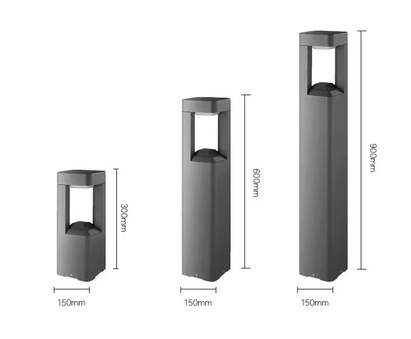 Наружное освещение Парковочное садовое современный алюминиевый столб для