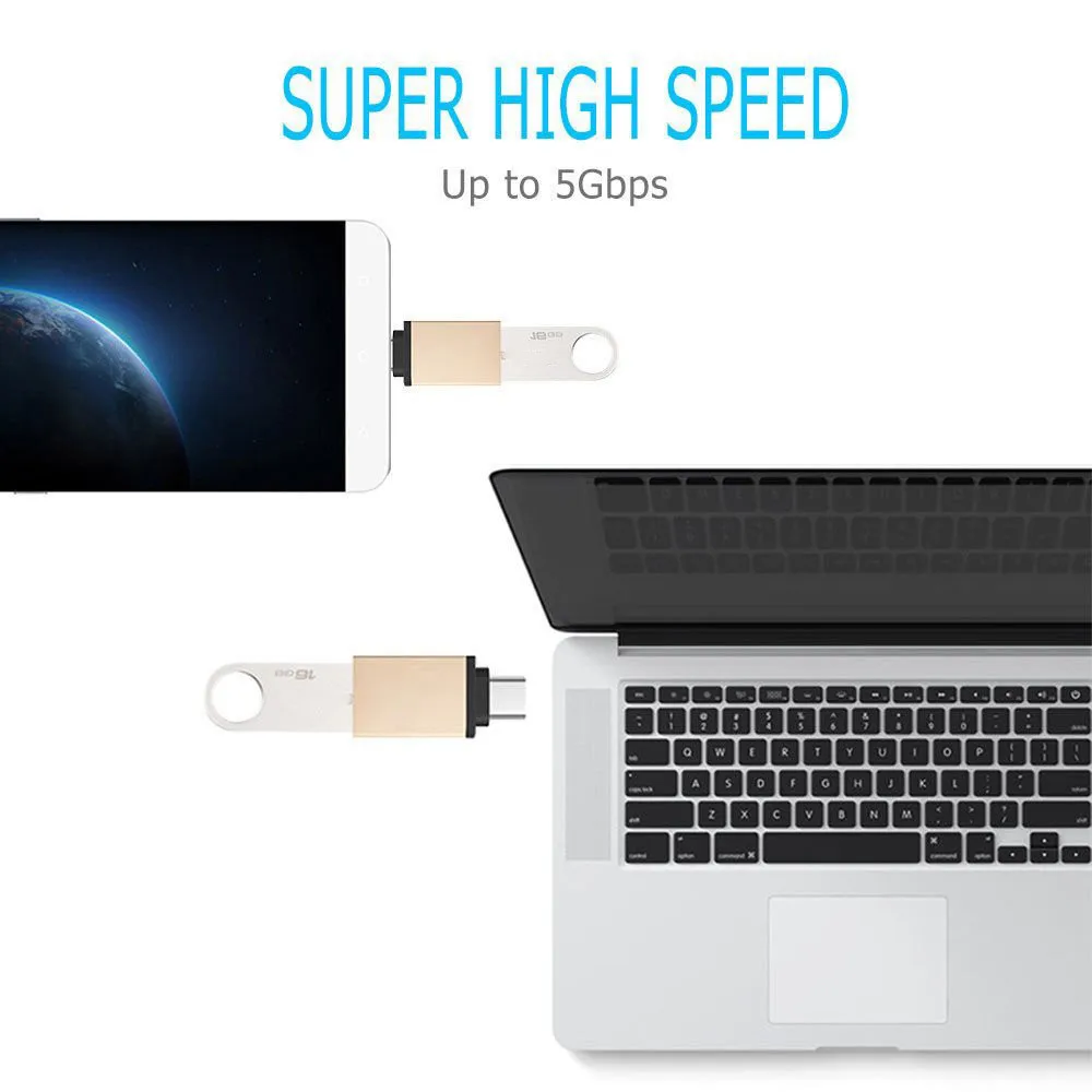 2в1 Тип C к USB OTG адаптер + Type-C Micro для Xiaomi Huawei Lenovo Zuk Z2 Pro Leeco Le 2 3 аксессуары черный |
