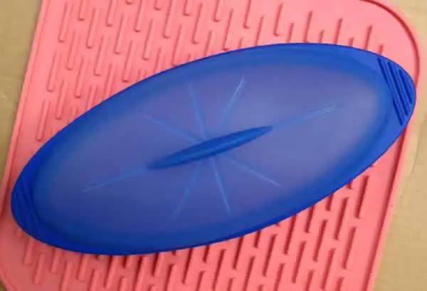 Kitchen supplies Platinum Silicone Mold Rice Fish Steaming Plate Pot Multi-purpose Baking Oven Bowl Blue 1set | Дом и сад