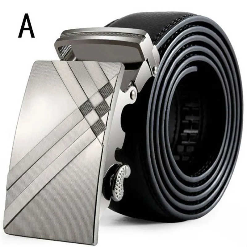 Мужские кожаные ремни с автоматической пряжкой модный пояс поясом | Аксессуары