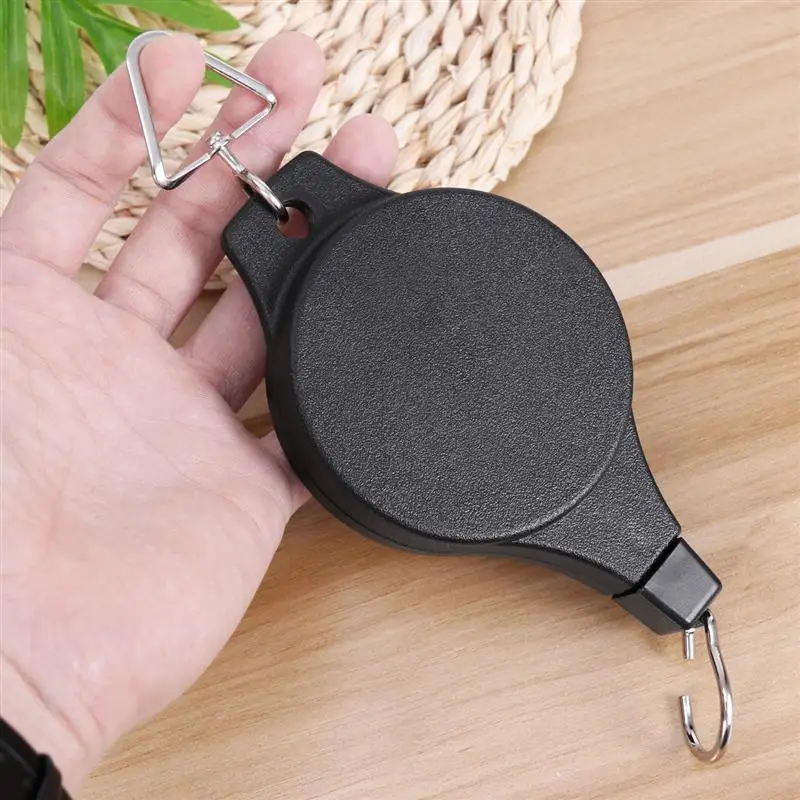 2pcs Plant Pulley Retractable Hanger Flower Pot Birds Feeder Basket Hanging Hook for Home Balcony Veranda Garden |